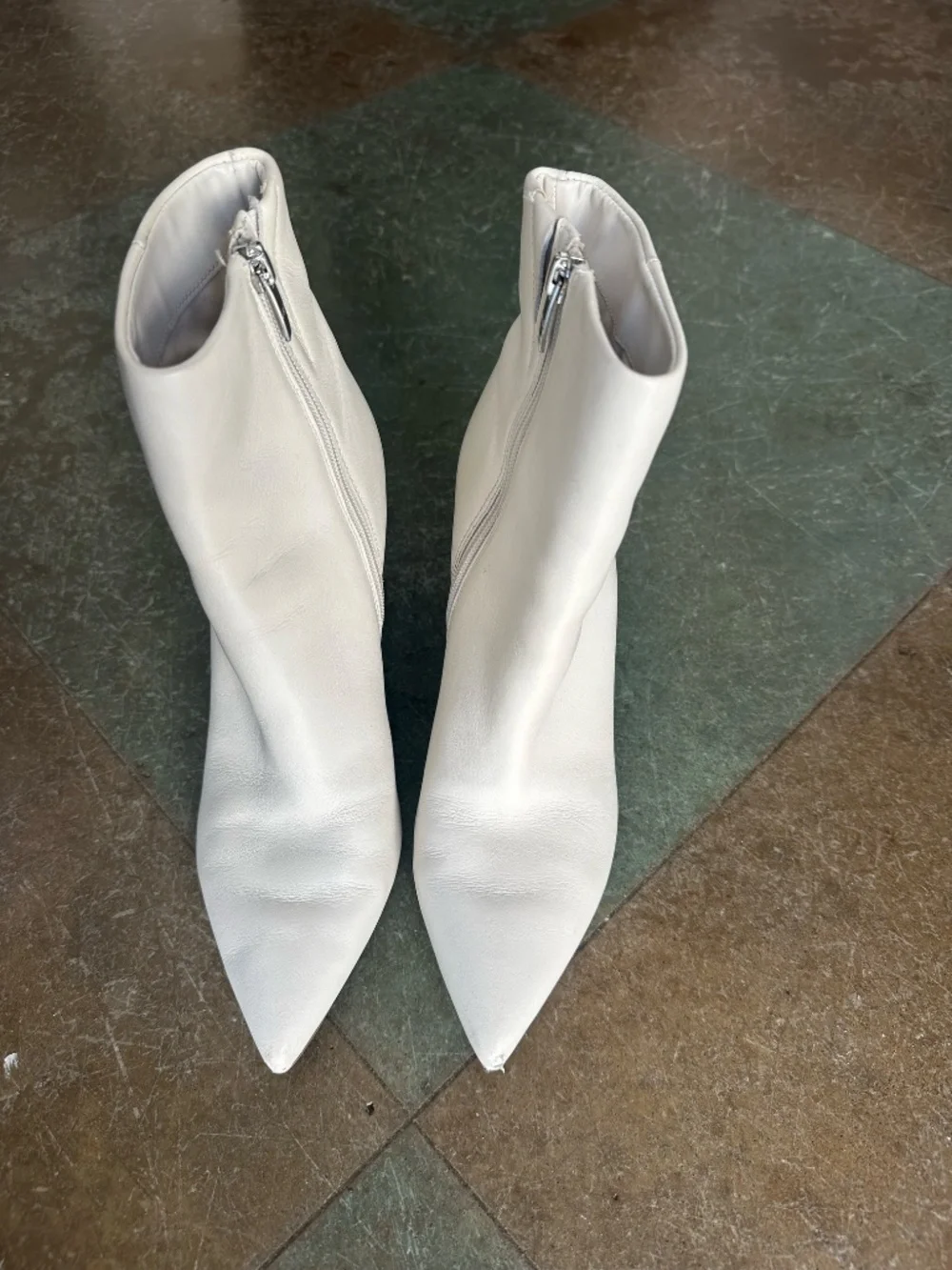 Marc Fisher White Bootie